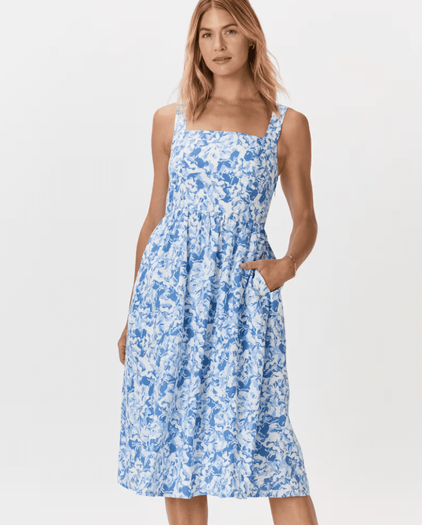 Winter-to-Spring Outfits midi dress